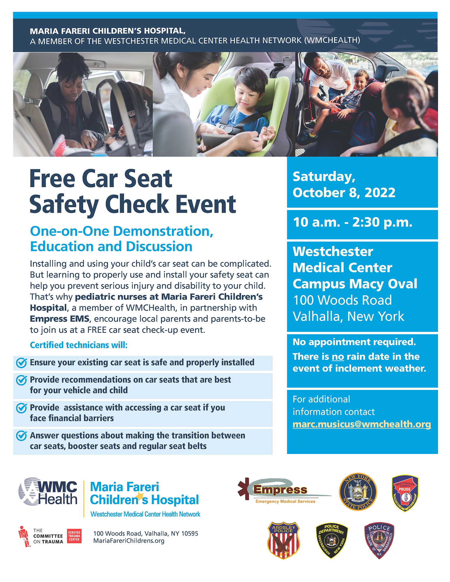 Free Car Seat Safety Check Event